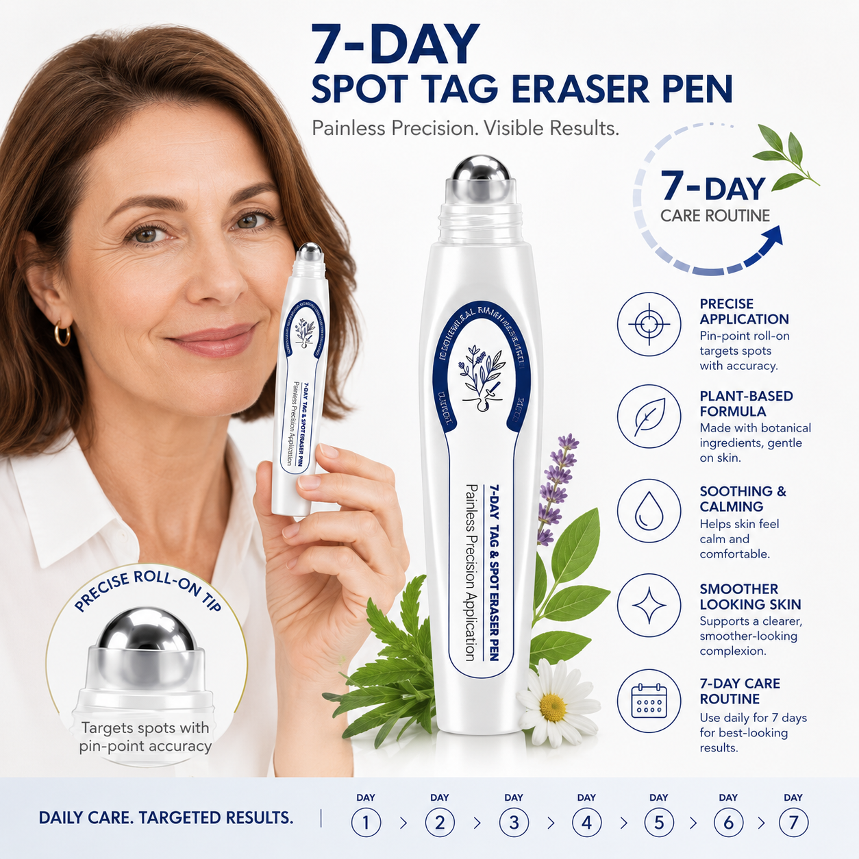๐-๐๐๐ ๐๐ธ๐ข๐ง ๐๐๐ด & ๐๐ฉ๐ค๐ญ ๐๐ซ๐๐ฌ๐๐ซ Painless & Scar-Free Advanced Imperfection Removal Rollerball Pen