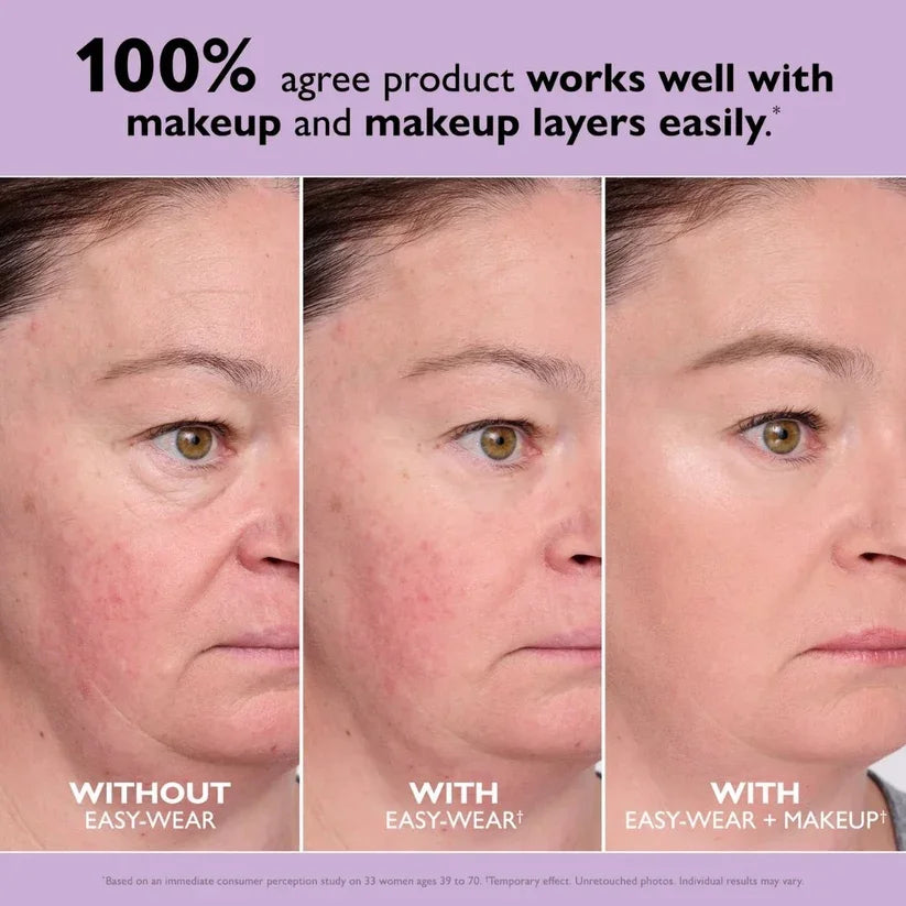 Makeup layering comparison