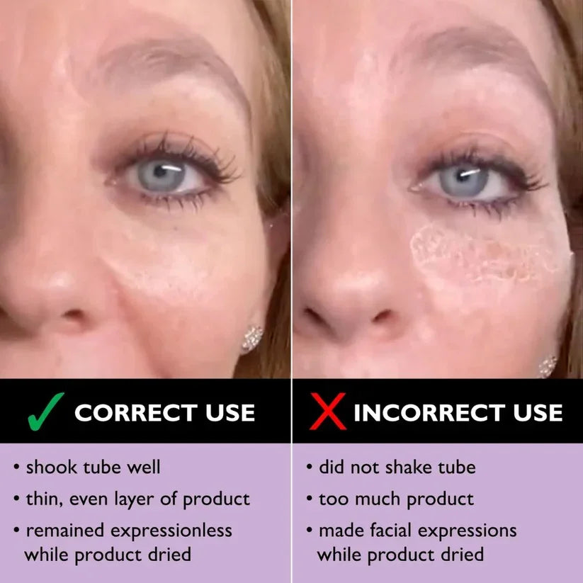 Correct and incorrect application comparison